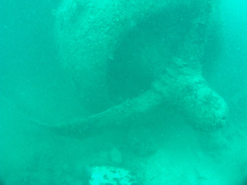 The starboard engine