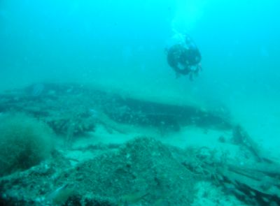 The hull of the Miller