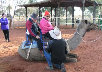 Camel with Les and Elly