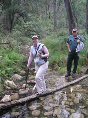 Crossing a creek