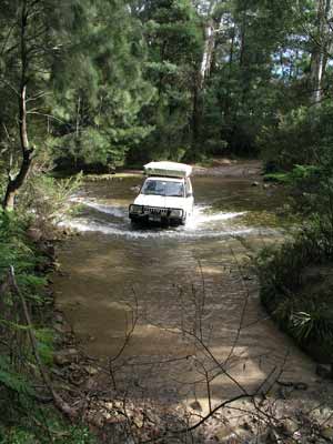 Crossing the Deua River