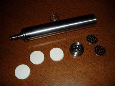 The refillable filter