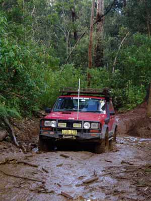 Muddy track