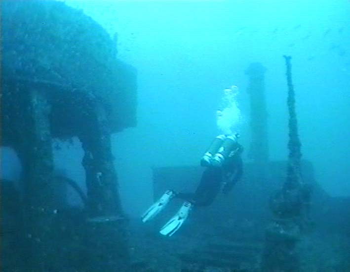 The bow AA gun