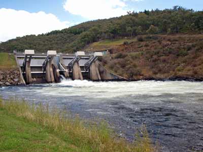 Khancoban Dam spillway