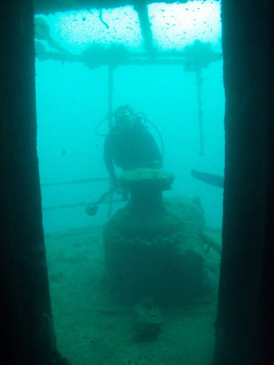The stern capstan