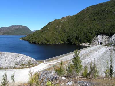 Lake Pedder Dam