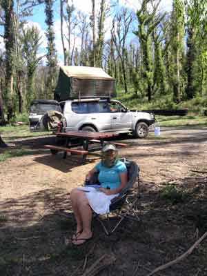 Kelly at McIver Camping Area