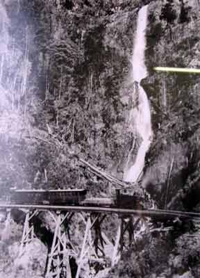 The track to Montezuma Falls