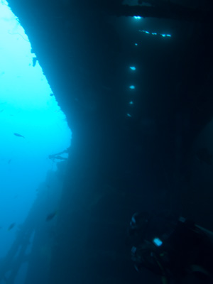 The entrance to Hold 2