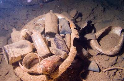 Bottles in Hold Four