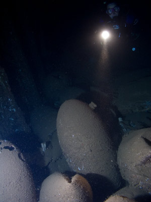 The drop tanks in Hold Four