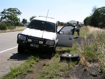 Prado Wheel Gone!