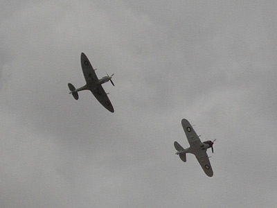 Boomerang and Spitfire