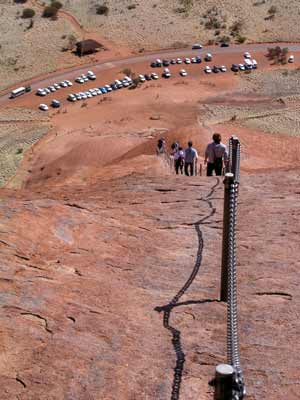 Climbing Uluru