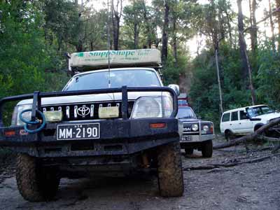 The end of Yarramunmun Fire Trail
