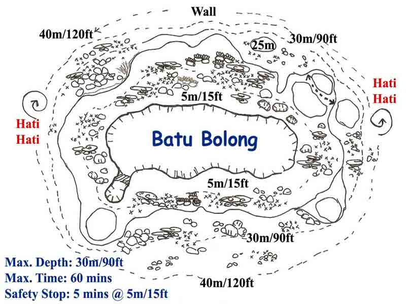 Dive Site Map