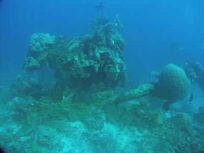 One of the Betty's engine