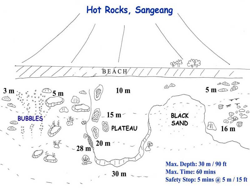 Dive Site Map