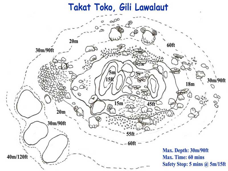 Dive Site Map