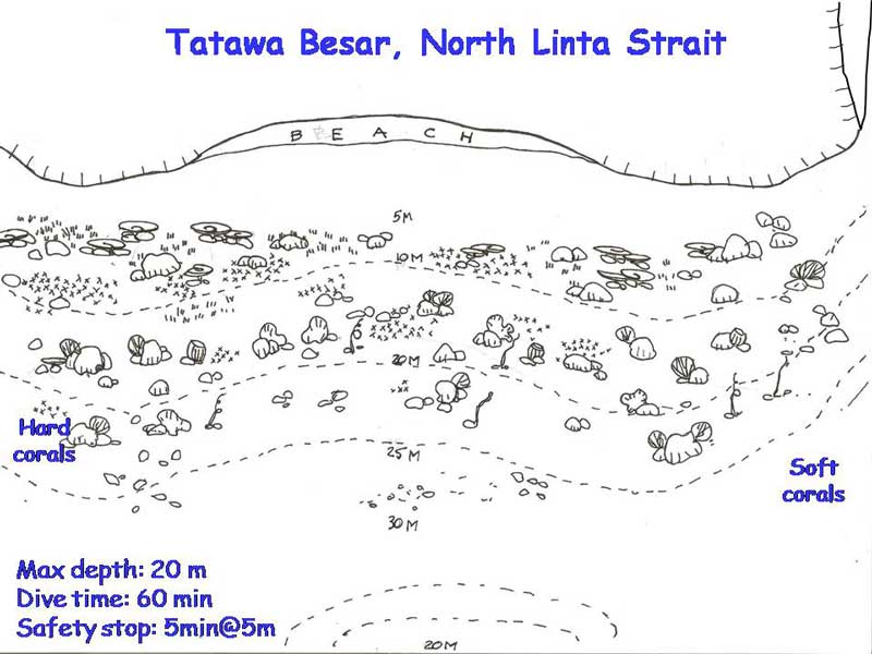 Dive Site Map 
