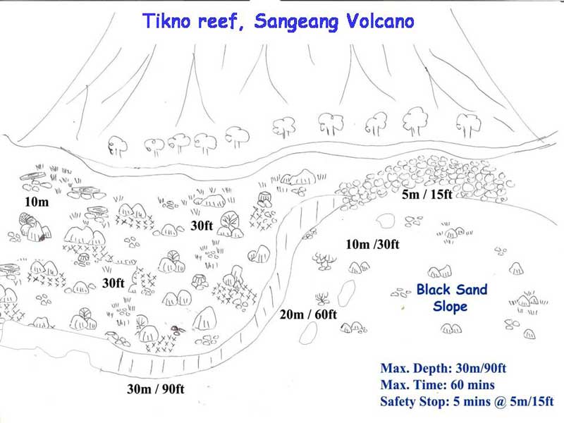 Dive Site Map