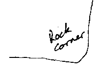 Anchor below corner