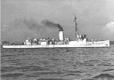 HMAS Doomba during WWII