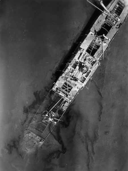 The Kinugawa Maru is shown in this photo