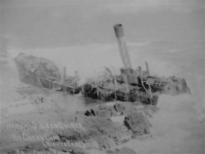 SS New Guinea Ashore