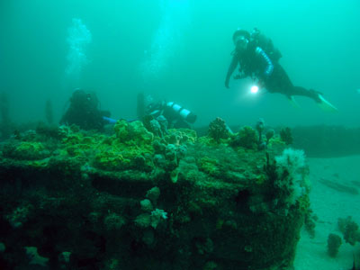 SS Oakland engine