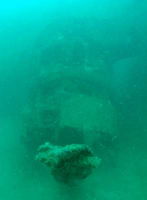The starboard engine